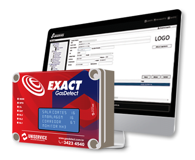 sistema supervisório com relatórios Detector de amônia e outros gases - GasDetect